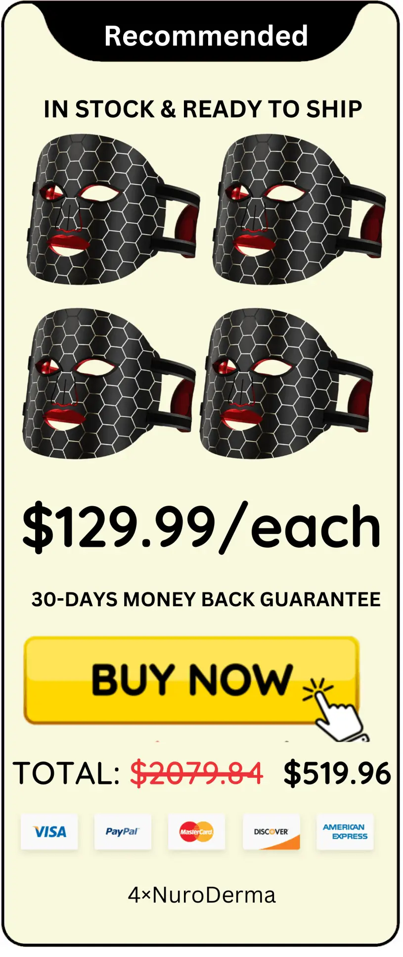 NuroDerma offer price 