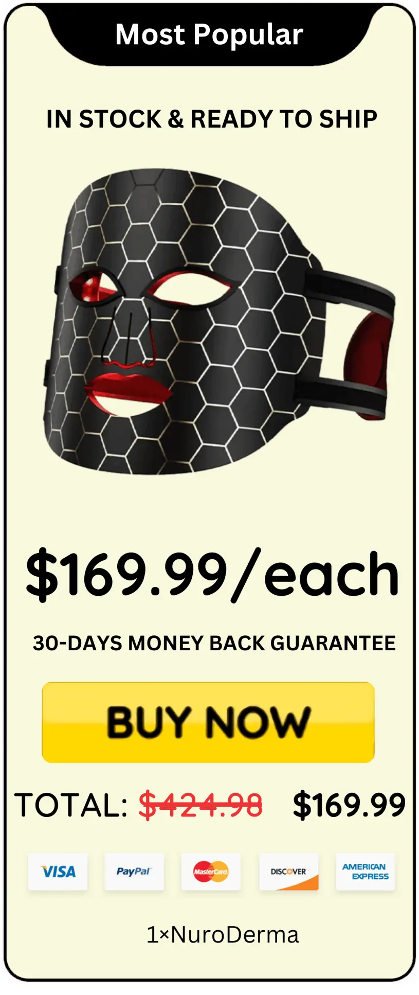 NuroDerma offer price 